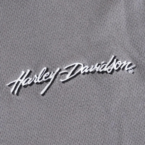 Harley-Davidson Grey Golf Shirt ~Large - Picture 7 of 12